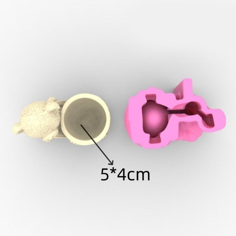 91ac kartun beruang pot bunga  - Potsticker Mold ulasan dan harga