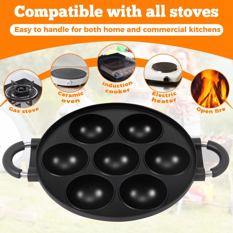 Wajan Takoyaki Aluminium denga - Takoyaki Grill Plate ulasan dan harga