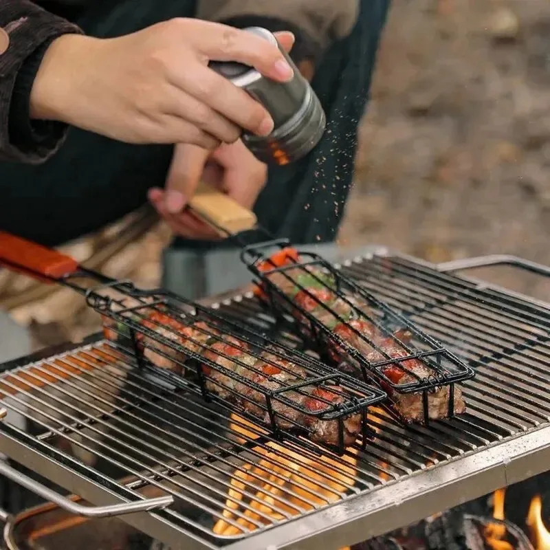 Keranjang Pemanggang BBQ denga - Corn Dog Stick ulasan dan harga