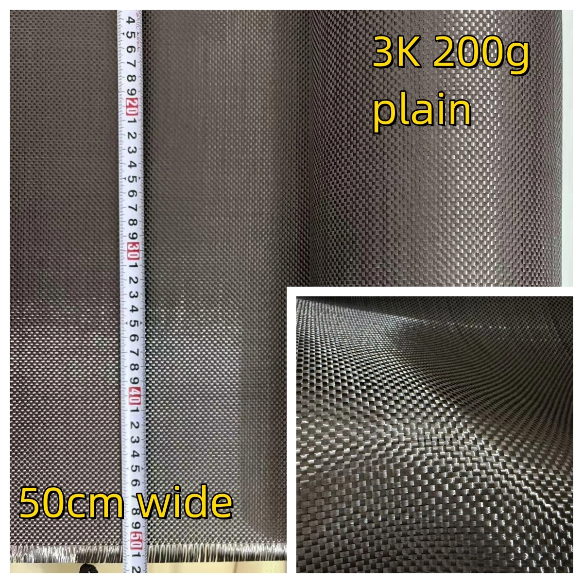 Kain Serat Karbon Asli [Grade  - Crepe Pan Carbon ulasan dan harga